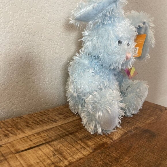 E&J CLASSIC BUNNY PLUSH Blue RABBIT EASTER Bow Floppy Ears Tags Target 2005 - Picture 4 of 7